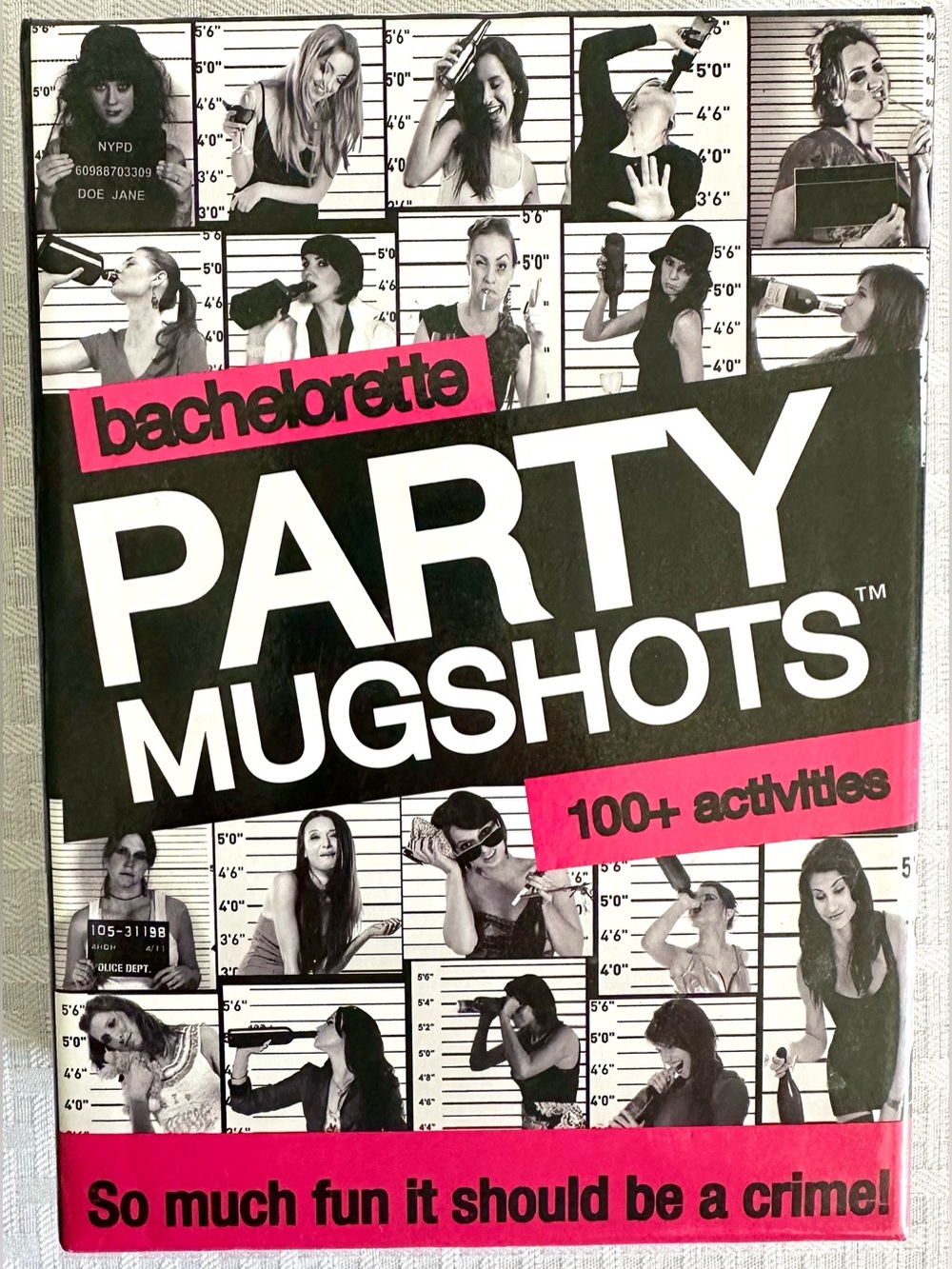 Bachelorette Party Mugshots Game 100+ Activities Complete Adult Party Game